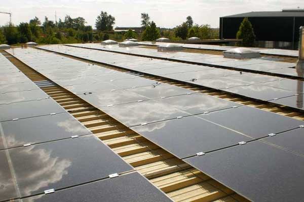 PV-Anlage Dünnschicht Module 29.96 kWp, Flachdach, Thasdorf