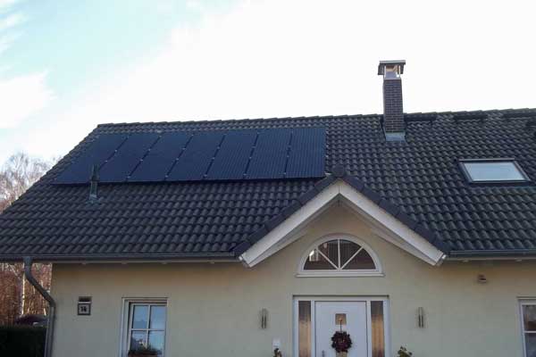 Einfamilienhaus Brandenburg, PV-Module